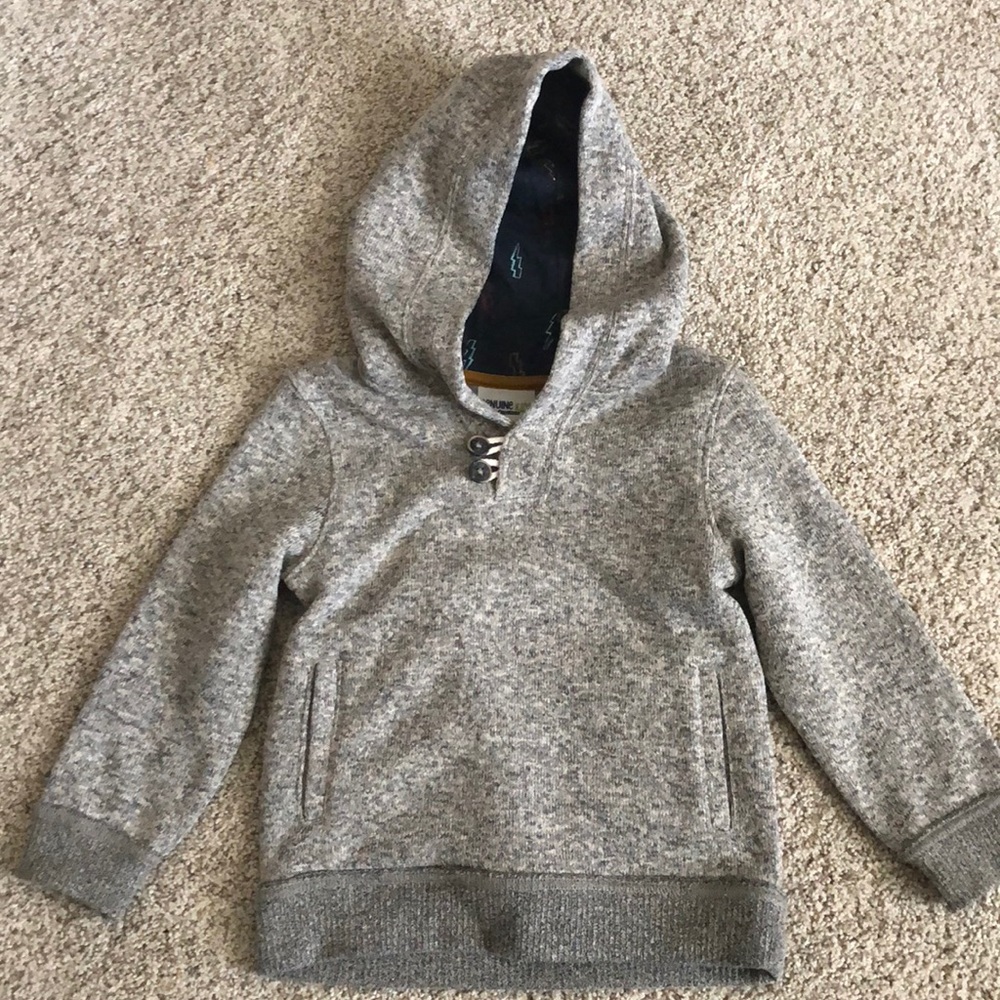 BOYS HOODED SWEATER 3T